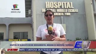 Olanchito Hospital receives medicine, anesthesia machine, and vehicle