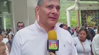 Freddy Supelano de Visita a el Santo Cristo de la Grita