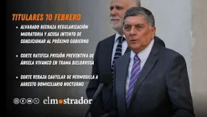 Alvarado rechaza regularización migratoria y acusa intento de condicionar al próximo gobierno