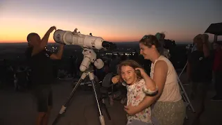 Na Šianci bolo pozorovanie zatmenia Slnka.