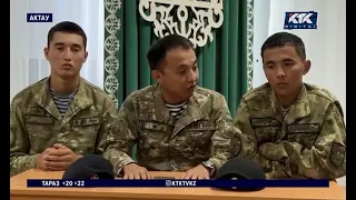 Three Caspian tragedy survivors awarded "For Bravery" medals