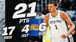 Victor Wembanyama Stuff The Stat Sheet On The Road In Detroit | February 23, 2026