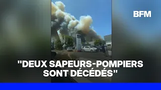 Gironde: Laurent Nuñez announces the death of two firefighters engaged in the Mérignac blaze
