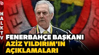 Fenerbahçe Club President Aziz Yıldırım makes statements following the Beşiktaş match!