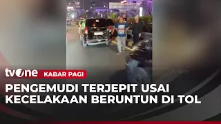 Kecelakaan Beruntun Libatkan Empat Kendaraan di Tol dalam Kota | Kabar Pagi