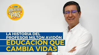 Milton Avidón and his commitment to changing education in Tarapoto: "Studying is the best thing"
