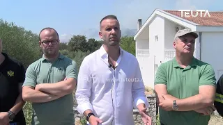 Spajić in Ulcinj - All available firefighting resources engaged