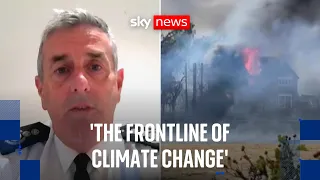 'We're very much still in the thick of it,' fire chief warns after 43 blazes in 24 hours