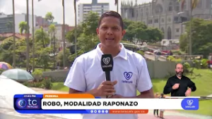 Dos presuntos ladrones de cadenas fueron capturados en Pereira.