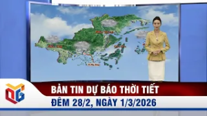 Bản tin dự báo thời tiết đêm 28/2, ngày 1/3/2026