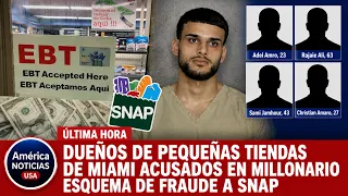 Dueños de pequeñas tiendas de MIAMI acusados en millonario esquema de fraude a SNAP