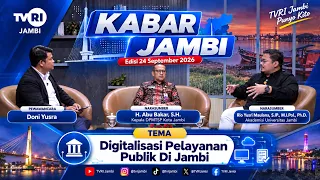 JAMBI NEWS (September 24, 2026 Edition) | Digitalization of Public Services in Jambi#TVRIJambi