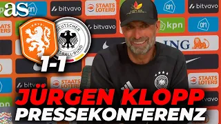 KLOPP analysiert sein DEBÜT mit DEUTSCHLAND gegen die NIEDERLANDE (1-1) | komplette PRESSEKONFERENZ