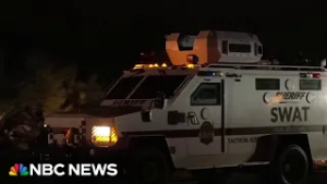 Law enforcement activity happening in Nancy Guthrie's neighborhood