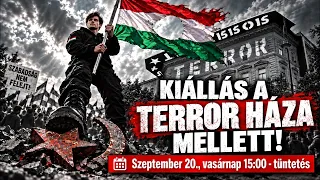 Tüntetés a Terror Háza Múzeum előtt - HírTV