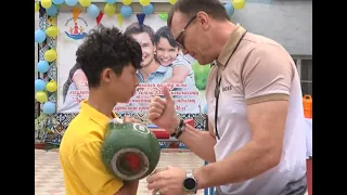 Sports event held at the Aktobe center for domestic violence survivors