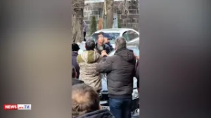 Սրբազա՜ն, սրբազա՜ն. Միքայել սրբազանին Գյումրիում դիմավորեցին ծափերով եւ երգերով