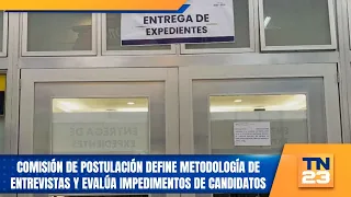 Postulation Commission defines interview methodology and evaluates candidate impediments