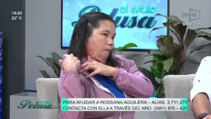 Rossana Aguilera sufrió la explosión de una garrafa, tiene lesiones y necesita una cirugía urgente