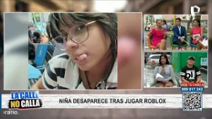 Niña desaparece tras jugar Roblox