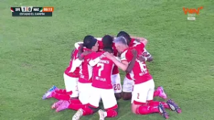 ¡EN LA PRIMERA DE PELIGRO, SANTA FE  ABRE EL MARCADOR POR MEDIO DE OMAR FRASICA! #LALIGAxWIN ?⚽??