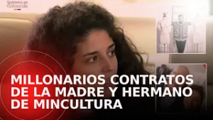 Los millonarios contratos de la madre y el hermano de la ministra de Cultura: esto respondió