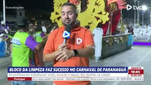 BLOCO DA LIMPEZA FAZ SUCESSO NO CARNAVAL DE PARANAGUÁ