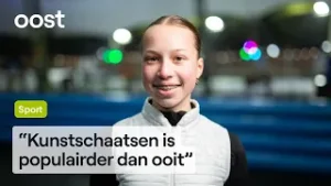 Linde (12) is toptalent in Nederlandse kunstschaatswereld | RTV Oost