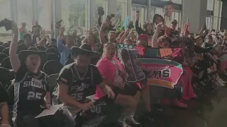 Spurs Jackals adding 100 members as nearly 300 fans audition at Frost Bank Center