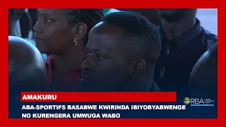 Aba-sportifs basabwe kwirinda ibiyobyabwenge no kurengera umwuga wabo