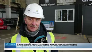 Ēku siltināšanā pirmoreiz Latvijā izmantos koka karkasa paneļus