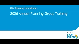 Annual Planning Group Training - May 27, 2026