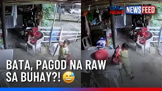 ‘Life is so tiring’ – 4-year-old child muses after a day in school | GMA News Feed