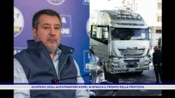 Truck drivers strike, protest front splits