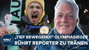 CORTINA D’AMPEZZO: Philipp Raimund fliegt zu Olympia-Gold – Deutscher Skispringer rührt zu Tränen