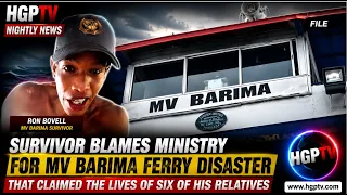 Passenger & Survivor Blames Ministry For MV Barima Ferry Disaster That Claimed The Lives .........