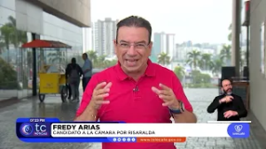Fredy Arias en el espacio informativo #PerfilesDeLaDemocracia