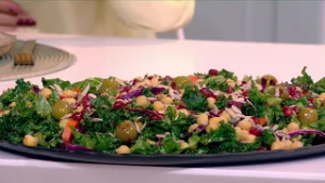 الفريكة بالقريدس والسمك وسلطة الحمص وحلوى القطايف بالجبنة (2026-02-20)