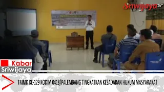 129th TMMD Kodim 0418/Palembang Program Increases Public Legal Awareness