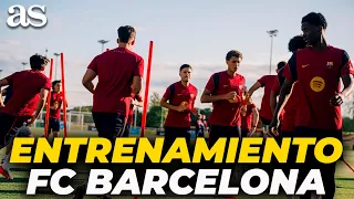 FULL FC BARCELONA TRAINING: RAPHINHA RETURNS UNDER FLICK’S ORDERS