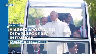 Pope Leo, apostolic journey to France - Live from September 25 to 28 on TV2000