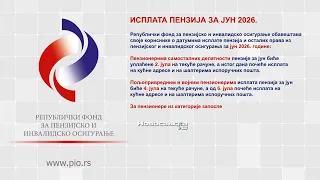 SUTRA KREĆE ISPLATA PENZIJA ZA JUN Evo koja kategorija će prva dobiti novac