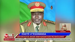 EGGYE LY'EGGWANGA: Gen. Muhoozi akoze enkyukaakyuka mu baduumizi.