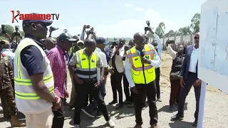 President begins his tour and hits back at opposition leaders.