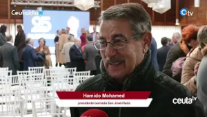 Hamido Mohamed, presidente de Hadú, valora positivamente los 25 años de Vivas al frente del Gobierno