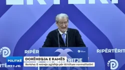 DORËHEQJA E RAMËS/ Berisha: E vetmja zgjidhje për të kthyer normalitetin!