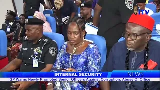 IGP Warns Newly Promoted Senior Officers Against Corruption, Abuse Of Office
