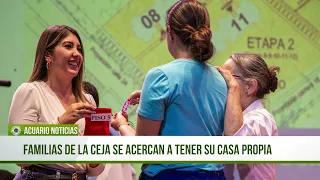 Familias de La Ceja se acercan a tener su casa propia
