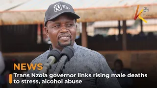 Trans Nzoia governor links rising male deaths to stress, alcohol abuse