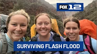 ‘Felt like a lifetime’: Oregon woman caught in Grand Canyon flash flood recounts harrowing surviv...